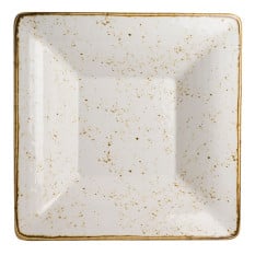 Creations Craft Melamine White Square Pebble Bowl 38cm/15" (Pack of 3)