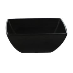 Black Melamine Square Salad Bowl 22oz 650ml