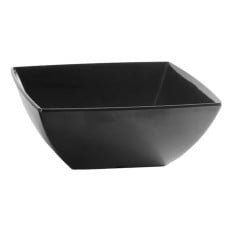Black Melamine Square Salad Bowl 40oz 1.2 Litre