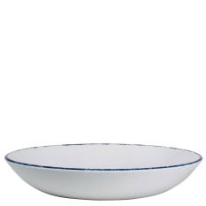 Creations Blue Dapple Melamine Coupe Bowl 21.6cm/8.5" 798ml/27oz (Pack of 12)