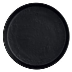 Creations Cali Melamine Black Round Plate 16.4cm/6.5" (Pack of 12)