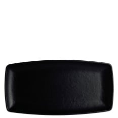 Creations Cali Melamine Black Rectangle Plate 33 x 16.5cm (Pack of 12)