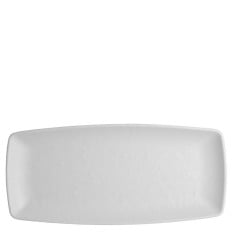 Creations Cali Melamine White Rectangular Plate 24.1 x 11cm (Pack of 12)