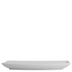 Creations Cali Melamine White Rectangular Plate 24.1 x 11cm (Pack of 12)