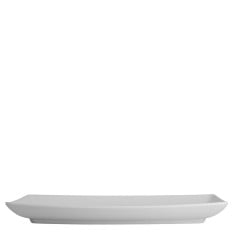 Creations Cali Melamine White Rectangle Plate 33 x 16.5cm (Pack of 12)