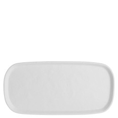 Creations Cali Melamine White Rectangle Tray 36.8 x 17.7cm (Pack of 6)