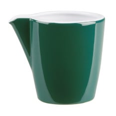 Costa Verde Cafe Dark Green Milk Jug 160ml/5.5oz (Pack of 6)