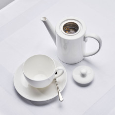 William Edwards Classic White Coupe Tea Cup Low 6.5cm/2.5" 220ml/8oz (Pack of 12)