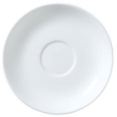 William Edwards Classic White Coupe Tea Saucer Low 15cm/6" (Pack of 12)