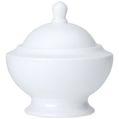 William Edwards Classic White Covered Sugar Bowl 11.5cm/4.5" 250ml/8.5oz (Pack of 12)