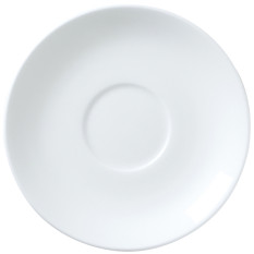 William Edwards Classic White Espresso Saucer 12cm/4.5" (Pack of 12)