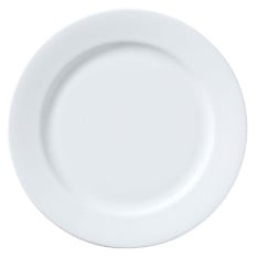 William Edwards Classic White President Narrow Rim Plate 22cm/8.5" (Pack of 12)