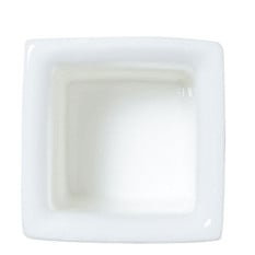 William Edwards Classic White Square Pot 7 x 7cm/2.5 x 2.5" (Pack of 6)