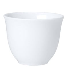 William Edwards Classic White Coupe Arabic Cup 5cm/2" 100ml/3.5oz (Pack of 12)