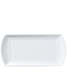 William Edwards Classic White Rectangular Tray 25 x 13cm/10 x 5" (Pack of 12)