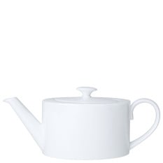 William Edwards Classic White Coupe 4 Cup Oval Teapot 13.5cm/5" 700ml/24.5oz (Pack of 6)