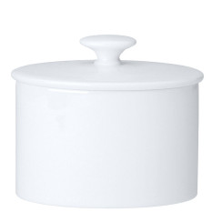 William Edwards Classic White Coupe Oval Sugar Lid Fits AND0335 (Pack of 12)