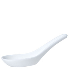 William Edwards Classic White Oriental Chinese Spoon 14.5 x 4.5cm/5.5 x 2" (Pack of 24)