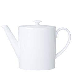 William Edwards Classic White Coupe Oval Coffee Pot Lid Fits AND477 (Pack of 6)