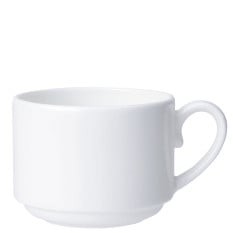 William Edwards Classic White Banqueting Stacking Cup 210ml/7oz (Pack of 12)