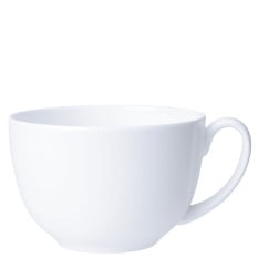 William Edwards Classic White Coupe Low Tea Cup 340ml/12oz (Pack of 12)