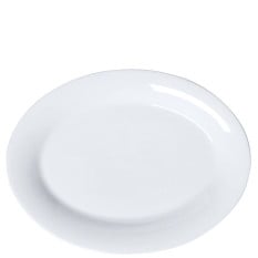William Edwards Classic White Coupe Oval Tray 20cm/8" (Pack of 12)