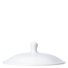 William Edwards Classic White Coupe Noodle Bowl Lid (Pack of 24)