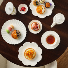 William Edwards Classic White Lotus Coupe Plate 22cm/8.5" (Pack of 12)