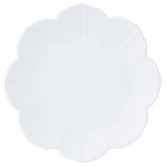 William Edwards Classic White Lotus Coupe Plate 22cm/8.5" (Pack of 12)