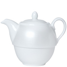 William Edwards Spiro Coupe Tea For One Teapot 12.4cm/5" 460ml/16oz (Pack of 6)