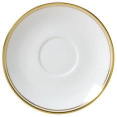 William Edwards Burnished Gold Classic Espresso Saucer 12cm/4.7" (Pack of 12)
