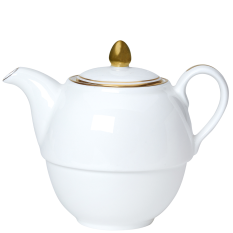 William Edwards Burnished Gold Tea Set For One Teapot 12.4cm/4.8" (Pack of 6)