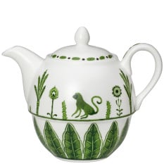 William Edwards Sultan's Garden Green Coupe Tea For One Teapot (Pack of 6)