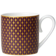 William Edwards Jewel Amethyst Coupe Coffee Can Cup 6cm/2" 100ml/3.5oz (Pack of 12)