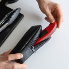 ETI Thermapen & Gourmet Thermometer Zip Pouch Black 17cm