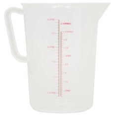 Clear Polypropylene Measuring Jug (3 Litre)