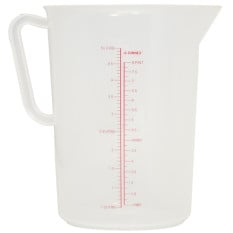 Clear Polypropylene Measuring Jug (5 Litre)