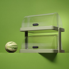 Hendi UNIQ Cooling Display Roll Top Double Green