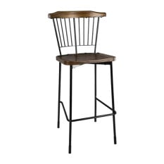 Bolero Scandi High Stool Black (Pack of 2)