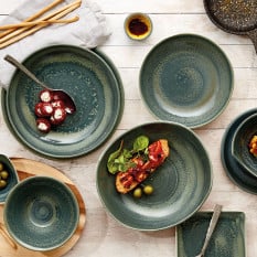 Steelite Revolution Jade Rectangle One Platter 27 x 17cm/10.5 x 7" (Pack of 6)