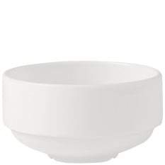 Steelite Monaco White Unhandled Stacking Soup Cup 285ml/10oz (Pack of 36)