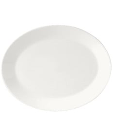 Steelite Monaco White Oval Coupe Plate 28cm/11" (Pack of 12)