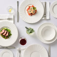 Steelite Alina White Mid Rim Plate 23cm/9" (Pack of 24)