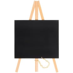 Mini Chalkboard Easel 15 X 13cm Beech (Pack of 3)