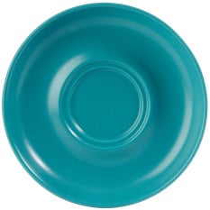 Evolve Aqua Saucer for Coffee/Tea Cups & Mugs 15cm/6" (Pack of 6)
