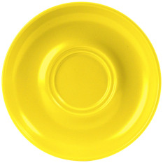 Evolve Maize Saucer for Coffee/Tea Cups & Mugs 15cm/6"(Pack of 6)