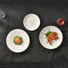 Steelite Alina White Gourmet Accent Coupe Plate 20cm/8" (Pack of 24)