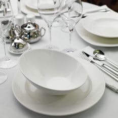 Steelite Monaco White Sheer Bowl 18cm/7" 400ml/14oz (Pack of 12)