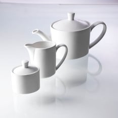 Steelite Monaco White Vogue Teapot 425ml/15oz (Pack of 6)