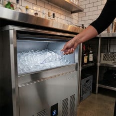 Prodis Commercial Undercounter Ice Machine Gravity Waste 54kg/24hrs With 22kg Storage